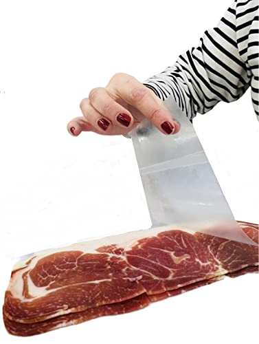 BALSAT Papel Separador de lonchas de embutidos, Separador de lonchas de jamon, papel para separar queso, papel charcuteria - 500 ud/paquete (16x8 cm.)