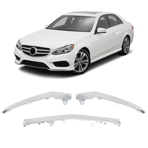 Fastening of Rear Door Trim Bar - 2020 Mercedes-Benz GLE-Class & GLS-Class 5 3Pcs Chrome Front Bumper Lip Moulding Trim Cover for Mercedes Benz E Class 2014-2016 W212 E250 E350 E400 E500 E550 (Not Fit 2 Door Coupe) Replacement for A2128852674, A2128852774, A2128852874