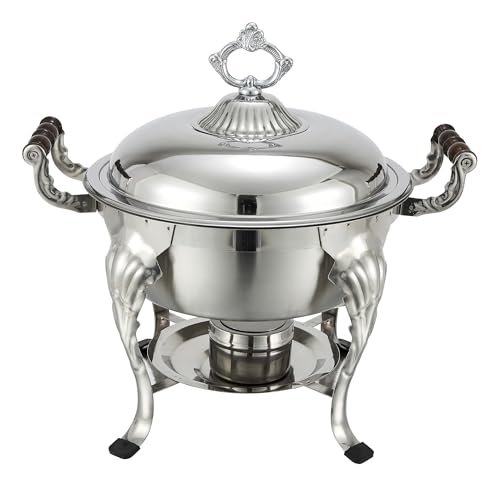 Winco 708 Round Crown Chafer, 6-Quart