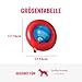 KONG Gyro - Interaktives Hundespielzeug mit Leckerlispender - Slow Feeder für Gesundes Fressen - Für Mittelgroße/Große Hunde