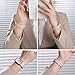 Z.DuDuZAZA Super Soft Bands Compatible for Huawei Band 8 9 10 Straps Replacement Perfectly for Huawei Band8/9/10 Wristband Change with Metal Connecting Adapters (black,starlight,pink)