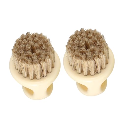 Mikinona Men's Beard Care Kit 2pc Soft Beard Cleaning Brush Beard Trimming Tool