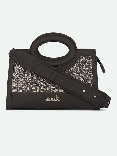 Image of ZOUK Zoe Sling Bag | Stylish Women's Crossbody Bags | Purse | Detachable Strap | Water-Resistant | Trendy Girls Side Bag | Compact & Chic