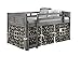 DONCO KIDS 790AAG_750C-TC Louver Low Loft Bed with Camo Tent Twin Antique Grey