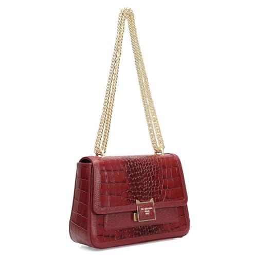 Image of Da Milano Leather Shoulder Bag for Women (00725OL)