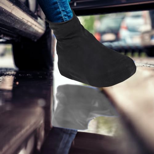 Cubierta elástica para botas, protección contra la lluvia para calzado, cubrebotas reutilizables de látex miniatura 4