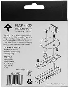 Reck IF30 Fader Housing Mini Innofader and PT01