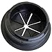 JJHXSM 4PCS Black Cable Management Hole Covers Office Desk Cord Box Round Cap Plate 60mm Diameter Industrial Hardware Grommet