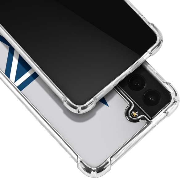 Skinit Clear Phone Case Compatible with Galaxy S21 Plus 5G - Officially Licensed NFL Dallas Cowboys Large Logo Design