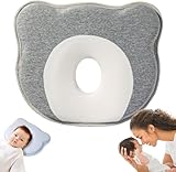 KBIBCK Babykissen Kopfkissen Neugeborene Memory Foam Reisekissen Kinder Kissen Babykissen Gegen Plattkopf Mini Kissen für Baby Kleinkinder Nacken Lenden und Kniestütze (Cremefarben)
