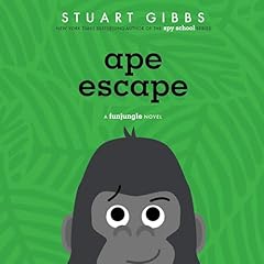 Ape Escape Audiolibro Por Stuart Gibbs arte de portada