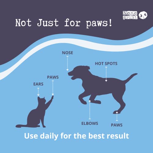 100 % natürlicher Hunde-Nasen- und Pfotenbalsam-Pfotenschutz,Pfotenbalsam für Hunde,Hundepfotenpflege Hundepfotenbalsam spendet Feuchtigkeit und pflegt und lindert trockene und rissige Pads (30 ml)