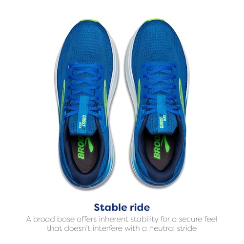 Image of Brooks Men's Ghost Max Suede /Leather Neutral Running & Walking Shoe