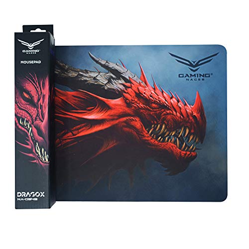 Mouse De Computadora, Personal Computer NACEB TECHNOLOGY NA-0945 Mousepad Gamer Dragox Mediano Medidas 24x31cm