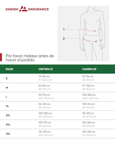 Bóxer de lana merino hombre calzoncillos transpirables pack de 1 DANISH ENDURANCE 6
