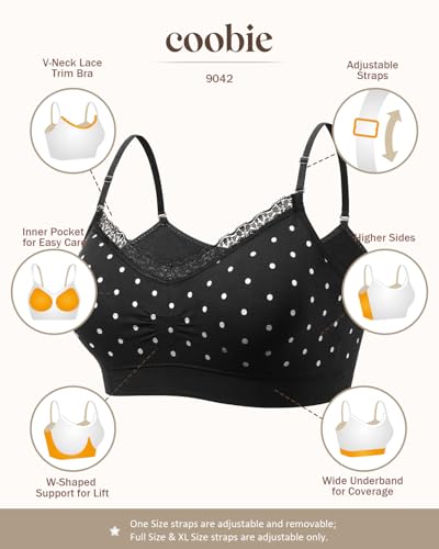 Image of Coobie Lace V-Neck Bra for Women