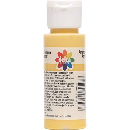 Delta Creative Ceramcoat Acrylic Paint In Assorted Colors (2 Oz), 2412, Empire Gold #TOP1