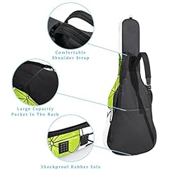 Housse étanche pour guitare acoustique avec double bandoulière et poche Motif crâne, Multicolore 06, 42.9×16.9×4.7 in… - Les Beatles, Paul McCartney, John Lennon, RIngo Starr, George Harrison Housse étanche pour guitare acoustique avec double bandoulière et poche Motif crâne, Multicolore 06, 42.9x16.9x4.7 in… – Image 3