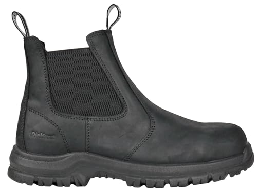 DieHard Polara CT Romeo, Black Leather Work Boot, Slip-On Safety Boot4