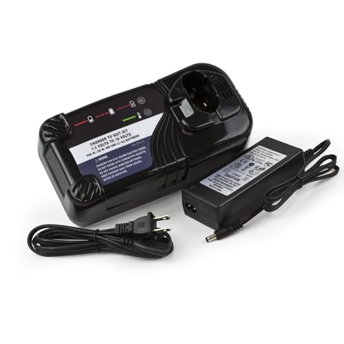 H-ANT Cargador de batería para Hitachi 7.2 V a 18 V NiCd y NiMh y Li-ion Voltaje de entrada de la batería: 110-240 V