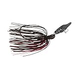Strike King Tungsten Thunder Cricket Vibrating Swim Jig Fishing Lure, Compact Tungsten Head, Hand Tied Skirt, Trailer Keeper, 4/0 Owner Jungle Hook