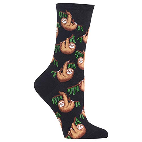 Hot Sox Women's Funny Animal Crew Socks-1 Pair Pack-Cool & Cute Wordplay Novelty Fashion Gifts