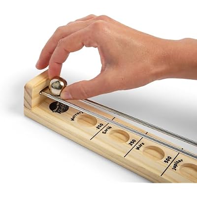 Shoot The Moon By Relatable, Exciting Strategy Moon Ball Games for Family Gatherings, Balance Game for Kids, Includes 1 Metal Gravity Ball, 1 Shoot The Moon Structure, and Instructions