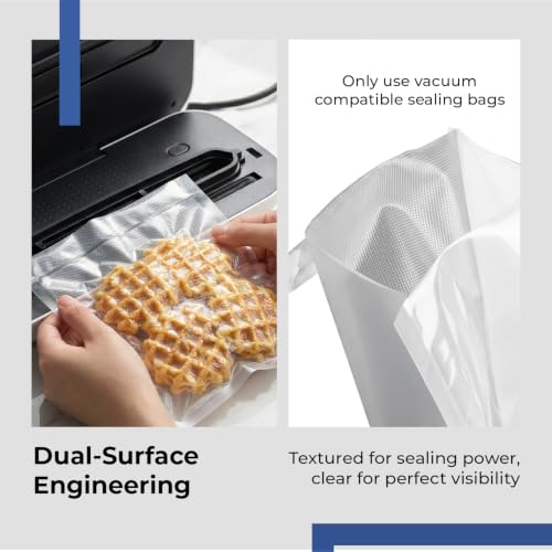 Image of Lifelong Vacuum Sealer Machine for Dry & Wet Food Packing | Automatic Seal with Compact Design & Digital Display | Food Sealer with Vacuum Bags, One-Touch Operation & Airtight Storage Preservation