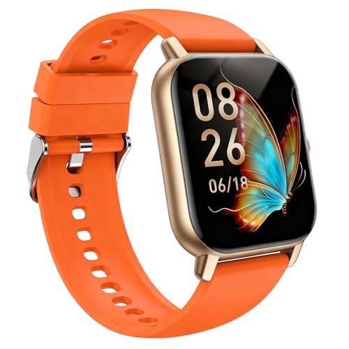 Smartwatch Uomo Donna, 1.85″ HD Orologio Bluetooth con Effettua/Risposta Chiamate, Smart Watch Cardiofrequenzimetro/SpO2, Fitness Tracker 110+ Sportive, Contapassi Impermeabile IP68 per Android iOS.