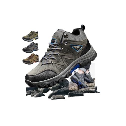 Winter Hiking Boots Men,Men's Comfortable Waterproof Orthopedic Walking Shoes Outdoor Wear-Resistant Hiking Shoes