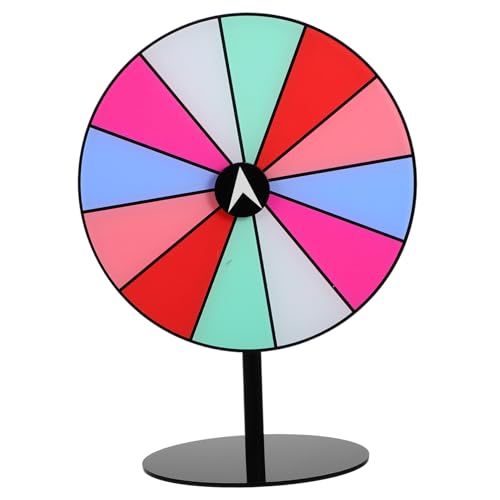 KICHOUSE Entertainment Roulette Dry Erase Spinning Wheel Party Game Wheel Fortune Board Game Party Supplies Raffle Turntable Ruletas para Rifas Acrylic