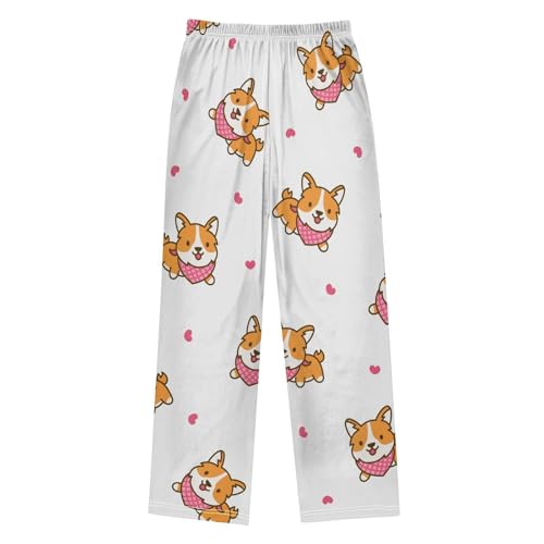 Bib Puppy Boys Pants Boys Athletic Pants Long Pant for Boywith Pockets Wide-Leg Size 6-14Y2