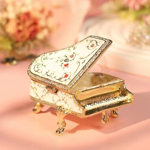 Dzrige Jewelry Box for Women, Piano Decorative Jewelry Trinket Box - image 1