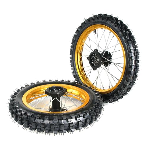 ELANER 60/100-14 & 80/100-12 Wheel Set for Pit Bikes
