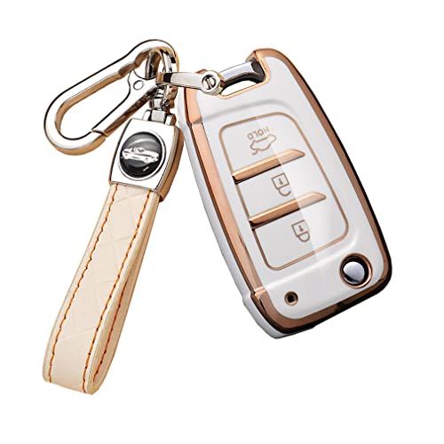 Coque de clé de voiture en TPU pour éviter les rayures de clé Hyundai