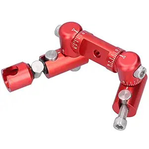 V-Bar Stabilizer, Durable Aluminum Alloy Archery V Bar Stabilizer Bow V-Bar Stabilizer for Compound Bow for Recurve Bow(red)