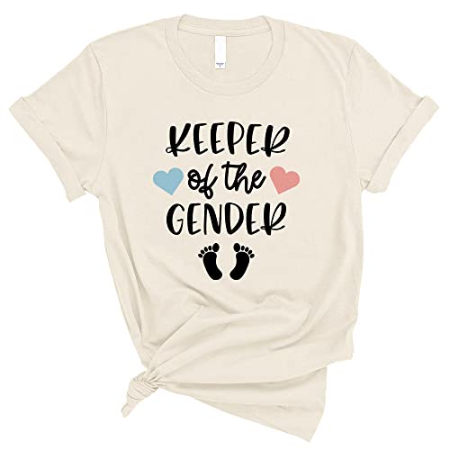 TeesAndTankYou Keeper of The Gender Shirt Unisex Small Natural