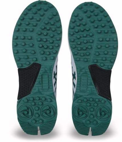 Image of FW Men's Cricket Shoes | Cricket Shoes for Men for Training & Practice | Studded Grip Sports Shoes with Lace-Up Design | Outdoor Cricket Footwear