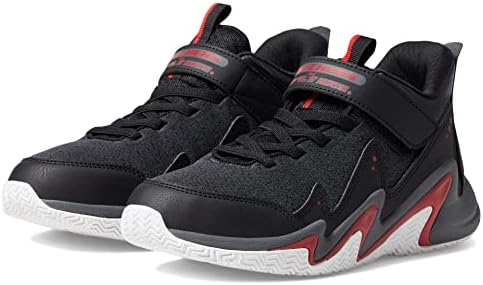 Skechers Kids Boy's Skech-Flow-Mad Caps Sneaker, Black/Red, 3 Little Kid | Image 3