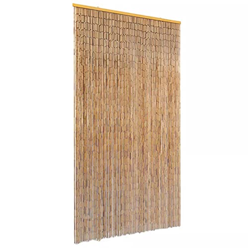 ShGaxin Rideau en bambou pour porte contre les insectes, rideaux de portes extérieures, rideaux anti-mouches, 100 x 220 cm