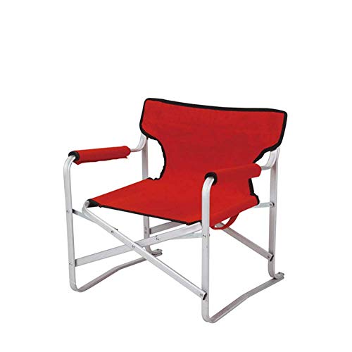 Silla de director de aleación de aluminio portátil silla de oficina plegable ultraligera playa de camping al aire libre