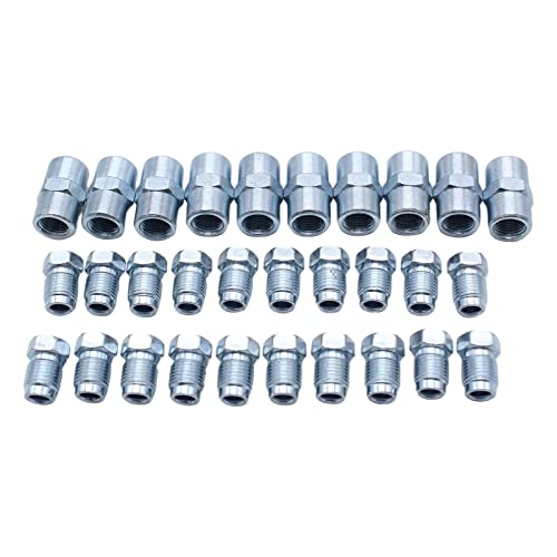 KESOTO コネクタ1セット4.75mmブレーキラインフレアタイプF交換用