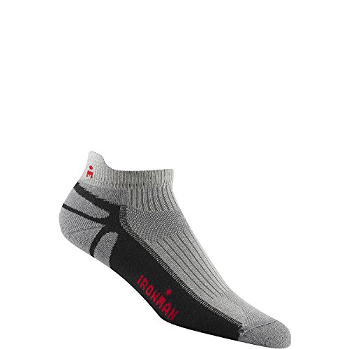 Wigwam Men's Ultimax Ironman Thunder Pro Low Cut Multi-Sport Sock, Gray, Sock Size:10-13/Shoe Size: 6-12