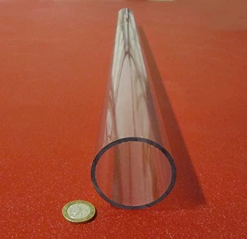 Polycarbonate Round Tube 2 1/4" (2.25") OD x 2.0" ID x 1/8" Wall x 36" (More Length Options)