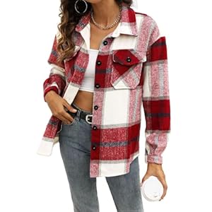 AUTOMET Shackets for Women Plaid Fl...