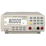 La confezione include: 1 x multimetro digitale da banco 1 x paio di cavi di prova 1 x termocoppia di tipo K. 1 CD del software RS-232 1 x adattatore per cavo a 9 pin 1 x cavo di alimentazione CA (spina europea) 1 x manuale di istruzioni in inglese.