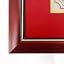 GraduatePro 11x14 Diploma Frame With Mat - Cherry Wood, UV Acrylic, Gold Trim - View #11