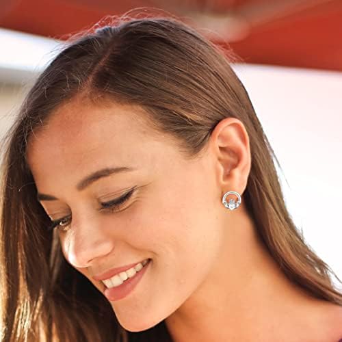 925 Sterling Silver Studs Earrings Celtic/Claddagh Design