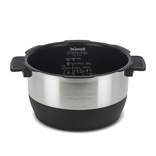 CUCKOO CRP-BHSS0609F | 6-Cup (Uncooked) Induction Heating Pressure Rice Cooker | 16 Menu Options, Stainless Steel Inner Pot, Made in Korea | White - Image 4