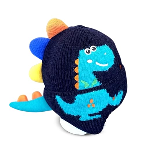 Children's Dinosaur Winter Hat with Ear Protection – Cozy and Stylish Beanie Dinosaur-Themed Kids' Hat for Ages 2-8 Years